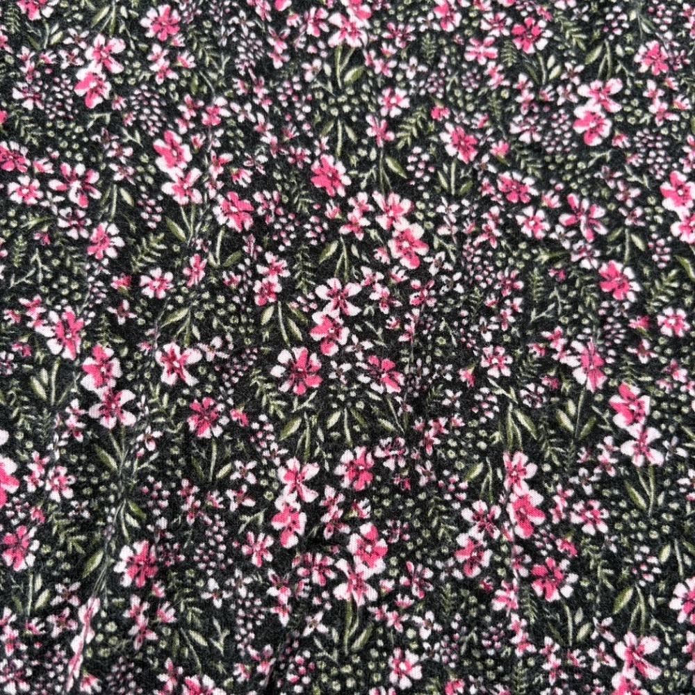 Maurices Floral Short Sleeve Top - Ladies Plus Size 1X - Picture 2 of 3